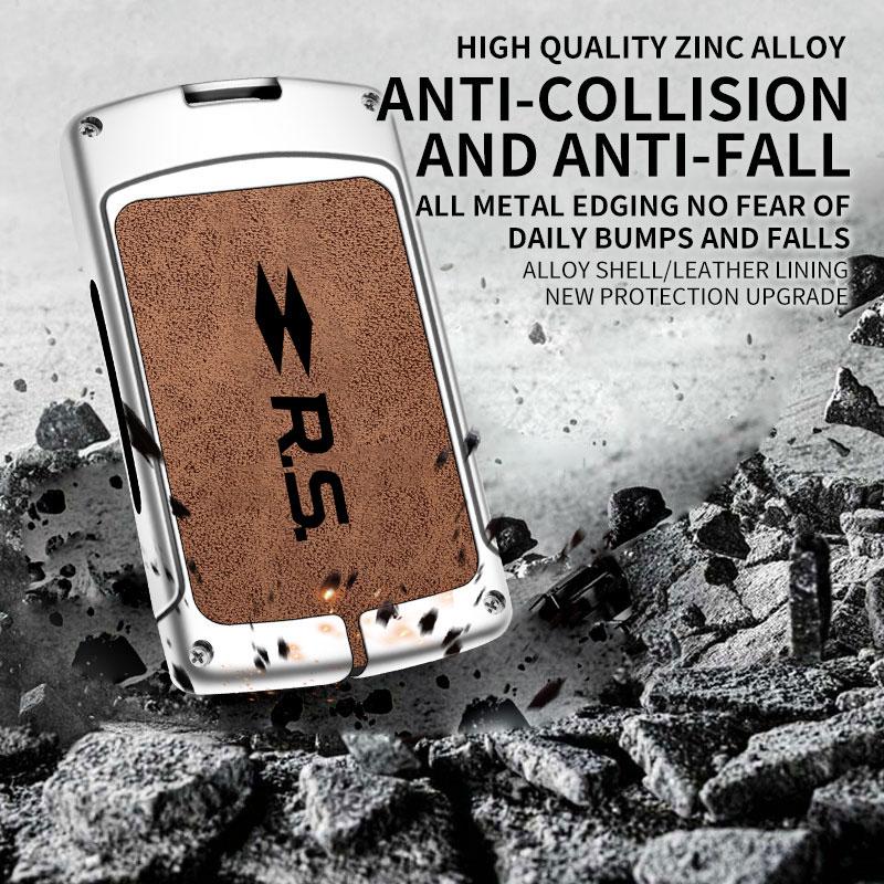 Κέλυφος θήκης κλειδιού αυτοκινήτου από κράμα ψευδαργύρου για Renault Duster Captur Clio Logan Megane 1 2 3 Koleos Scenic For Renault RS κλειδοθήκη