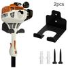 2pcs Heavy Duty Garden Tool Hanger Sturdy Wall Mount Storage For Power Tools Wall Hook Towel Hanger For Hardware