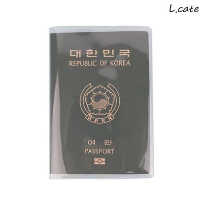 L.cate Women's Passport Case DM0207 Translucent Waterproof Cover