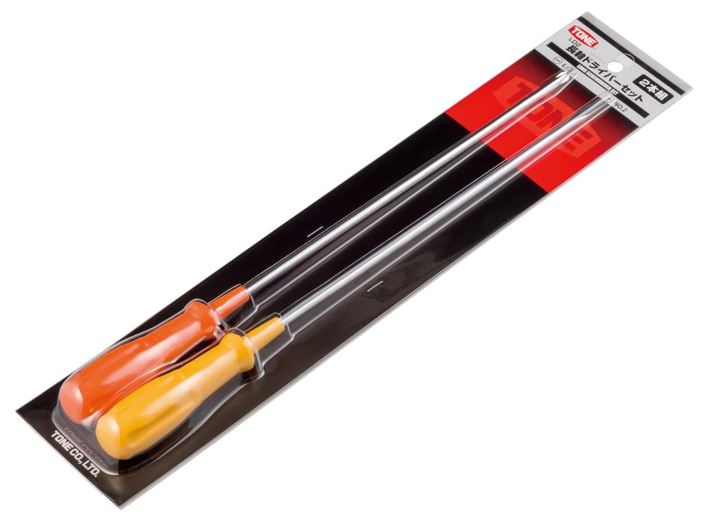 TONE Long Shaft Screwdriver Set LD2 (2 pieces)