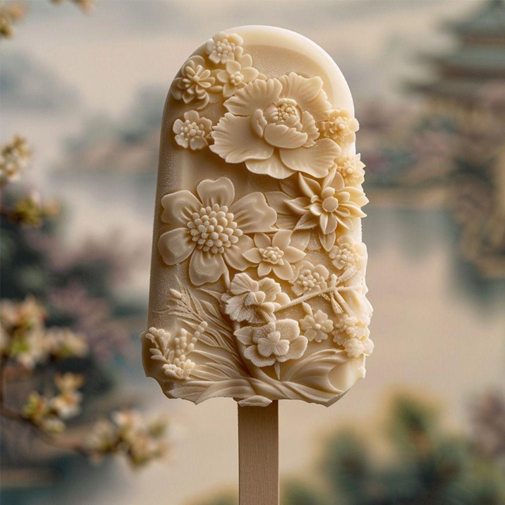 Silicone Popsicle Silicone Mold Soft Popsicle Ice Tray Ice Cube Mold  For Ice Cream Pudding Jelly