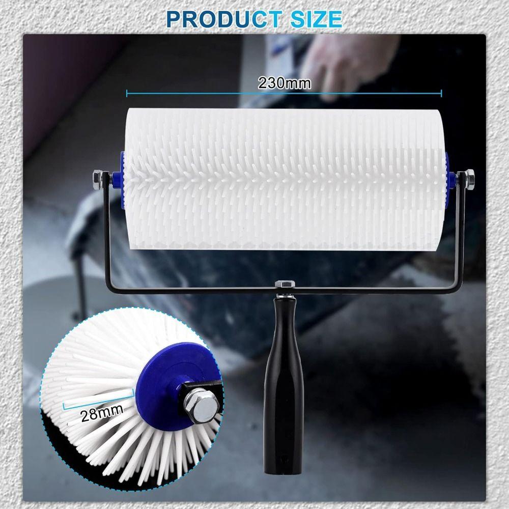 10 inches Latex Floor Plastic Self Compound Roller Spike Roller  Epoxy Floor Paint Construction.