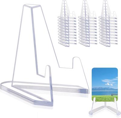 30 Paket Kart Sergileme Standı, Sağlam ve Sabit, Premium Akrilik Spor Kartı Tutucu, Çok Yönlü Kullanım, Şeffaf Şövale Standı