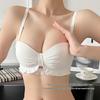 Lace Half-Cup Push-Up Bra with Side Support for Small Busts
