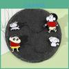 Cute Crayon Shin-chan Metal Badge With Chain Cartoon Character Design Alloy Material Xz3014xz3015 Colors