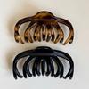 Large Lazy Style French Style Hair Clip Super Large Hair Volume Multi-plate Hair Clip Shark Clip Retro Frosted Deep Tooth Hair Clip