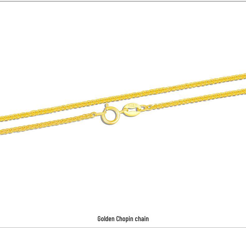 Genuine S925 Sterling Silver Necklace with Cross, O-ring, Chopin, Box, and Plain Clavicle Chains.