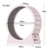 High-Fiber Silent Cat Treadmill: Colorful Noise-Reducing Fitness Wheel for Cats