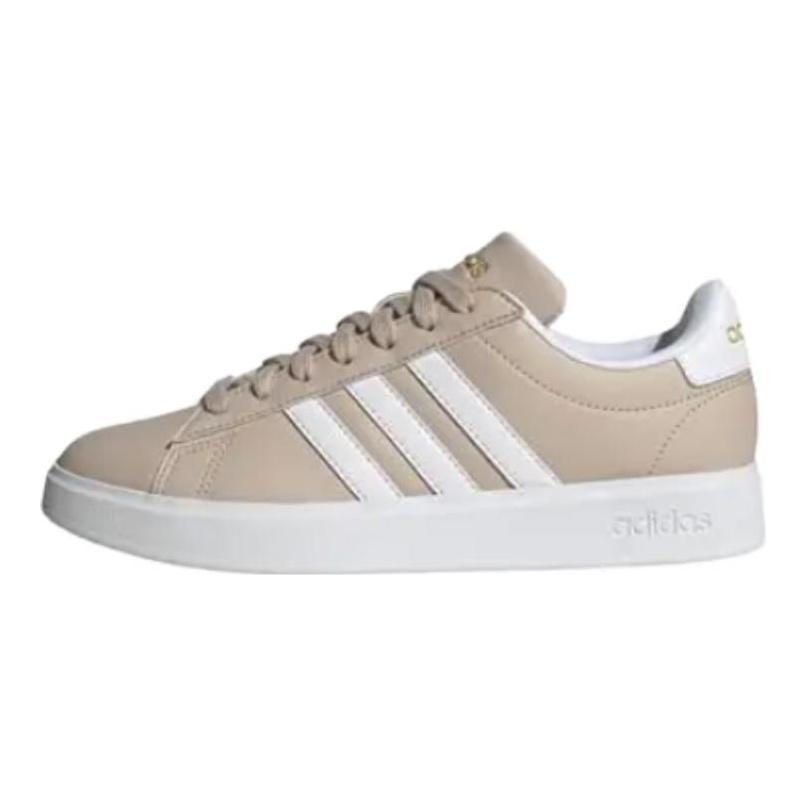 Adidas Grand Court Wonder Taupe Cloud White Gold Metallic Women's HP2538