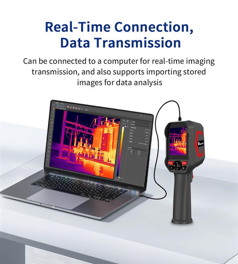 ET693C Thermal Imager - Handheld, 256x192 Resolution, Multi-language, 25Hz Frame Rate