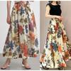 LilyBrown Botanical Flower Print Skirt Floral Pattern