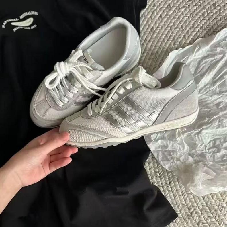 Ballet style mesh breathable German training shoes women's 2025 new comfortable and lightweight soft-soled sports and leisure Forrest Gump shoes