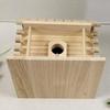 Practical Wooden Birdhouse Nesting Box Hanging Bird Nests for outside Home Garden Decoration - Bird Cage Accessories