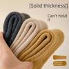 Men's and Women's Winter Fleece Socks - Extra Thick, Deodorant, Mid-Tube, Warm Wool, Long Terry