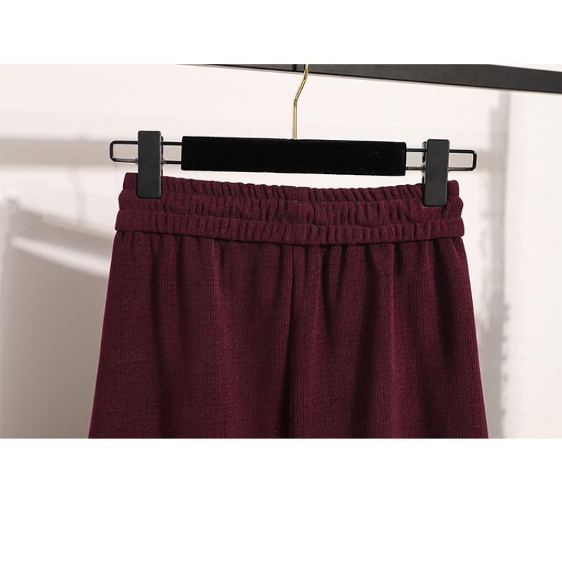 Dimanaf 2024 Autumn Winter Plus Size Long Women Skirts Solid A-Line Oversize Lady Elegant High Waist New Skirts