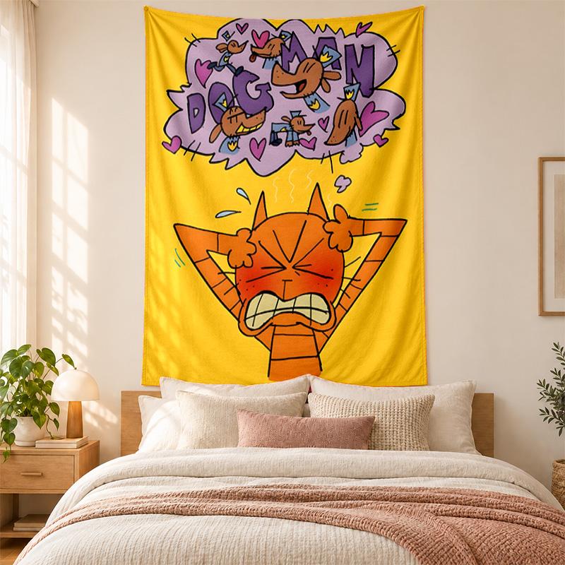 Dog Man Tapestry highquality for decorating living room bedroom dorm walls ideal as bedroom wallart orholiday gift