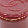 CHANEL COCO Mark Pouch Jewelry case Red enamel Women Used
