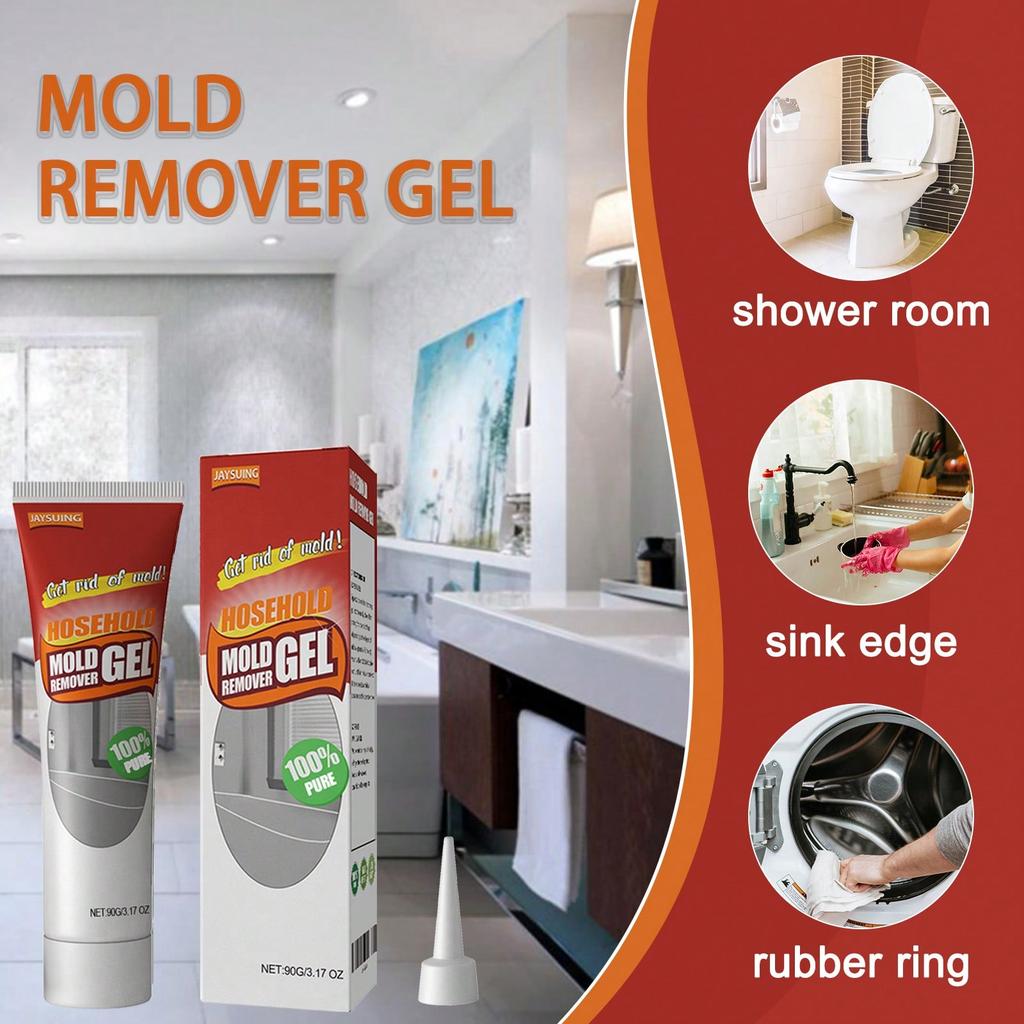 1/2PCS 90g Mildew Removing Gel, Mildew Removing Cleanser, White Wall Cleaning Of Bathroom, Kitchen W