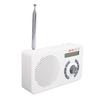Radio Speaker AM FM LED Display with Earphone Port Portable for Home Beach Hot Tub Bathroom Outdoor