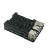 Haltbarkeit Aluminiumlegierung Pi 4B Panzergehäuse Kühlkörper für Raspberry Pi4B mit doppeltem leisen Lüfter Effizientes Wärmemanagement