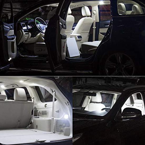 Toyota Prius 50 Series Interior Lighting LED Parts Includes Special Tools (ZVW50, ZVW51, ZVW55) Set, White, 6000K, Vehicle-Specific Design,