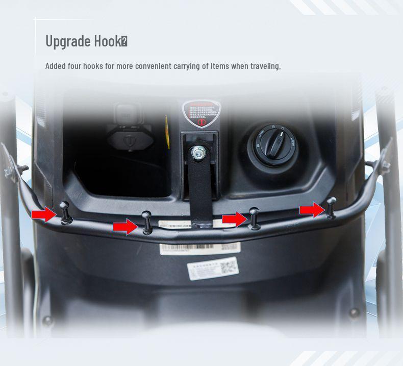TaiLing NengS CangQiong Premium Electric Self-driving Motorcycle Protective Bar - Double Layer Baked Paint, Thickened Anti-fall Design