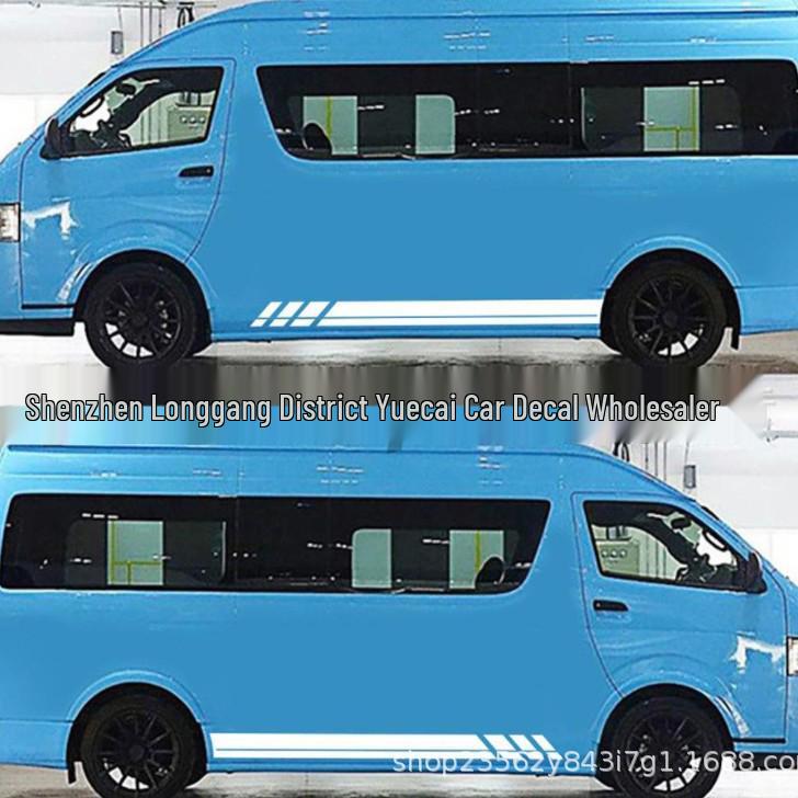 Y287 Car Door Side Skirt Stripe Sticker for VW Transporter T4/T5/T6.