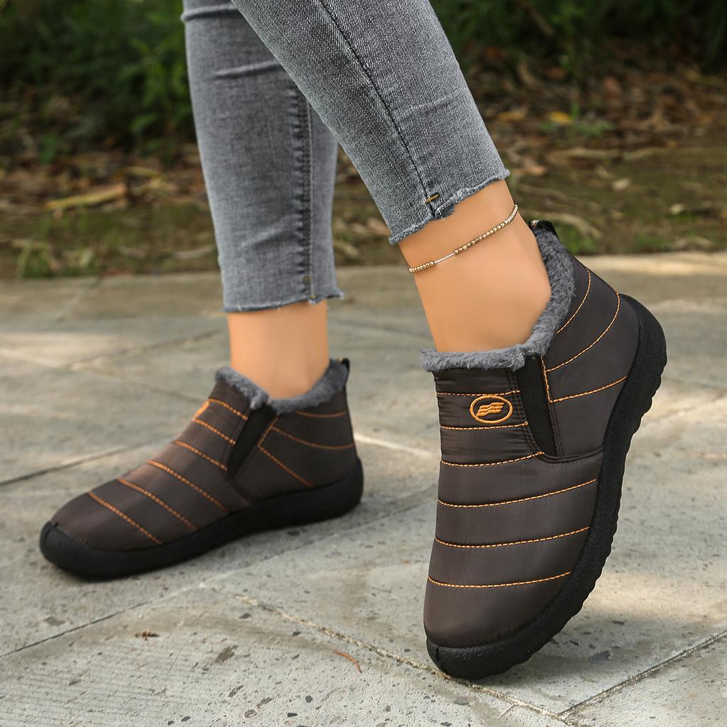 Large Size 48 Ultra-Warm Winter Boots - Non-Slip Thick Sole, Snow Boots Round Toe, Solid Color Minimalist Design for Outdoor Hiking Boot