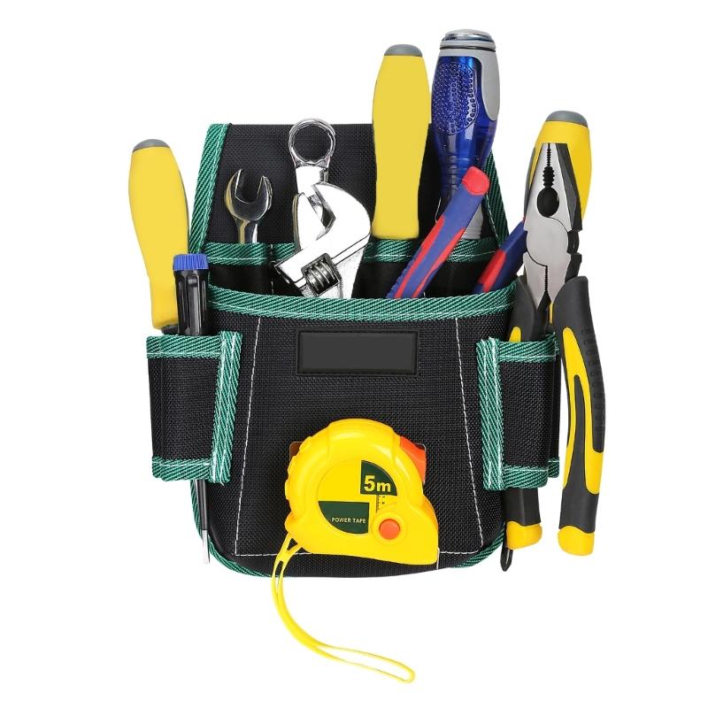 Tear Resistant Tool Belt Pouch for Carpenters and Electricians with Comfortable Fit and Enhances Portability