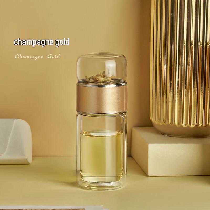 Ailanhui Jia CH Double-Layer Insulated Tea Infuser Glass 420ml