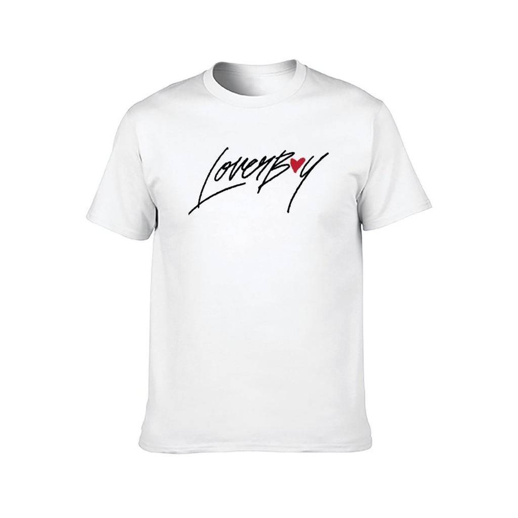 T for White Pack Loverboy T-Shirt Man Shirts Cotton Tshirt 100%