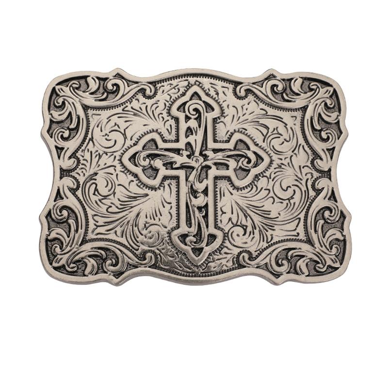 

Boucles de ceinture en alliage métallique pour hommes,accessoires de ceinture faits à la main, bricolage, Style Cowboy occidental Rock