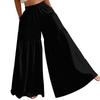Women High Waist Wide Leg Pants Loose Fit Lightweight Flowy Palazzo Trousers Casual Solid Color Long Pants for Daily Wear