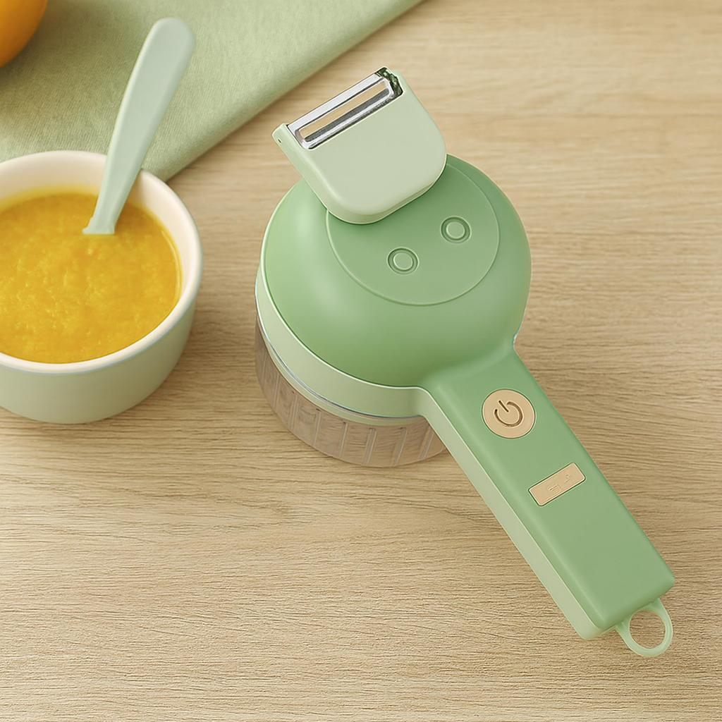 Handheld Electric Vegetable Cutting Portable Wireless Garlic Multifunctional Vegetable Fruit Slicer for and Jar Rechargeable Multifunctional Vegetable