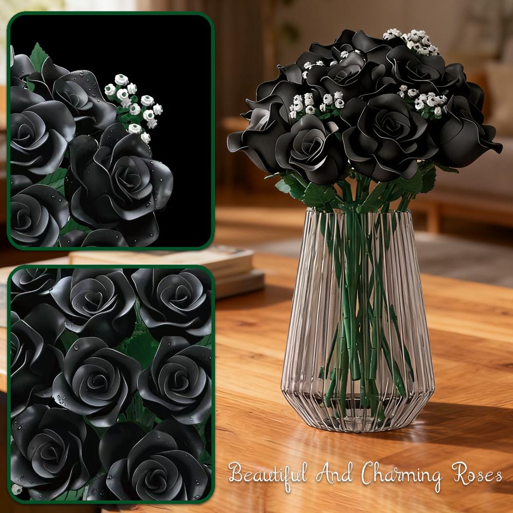 High-Quality Realistic High-Quality Star High-Quality Rose High-Quality Building High-Quality Block High-Quality Bouquet, High-Quality Valentine'S