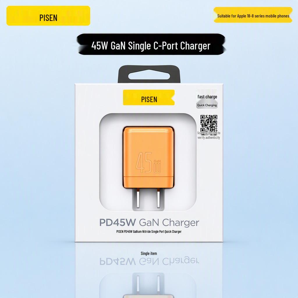 PISEN PD30W Fast Charger for Apple iPhone 14 & iPad