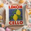 Drink Wine L-Limoncello Lemon Drop Pillow Case Sofa Living Room Bedroom Headboard Backrest Cushion Square Cushion