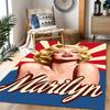 Tappeto da Pavimento Iconico Poster Marilyn Monroe Tappeto per Ufficio Perfetto per Ingresso Studio Soggiorni Camere da Letto Tappeto Antiscivolo Decorazione Ufficio Anime
