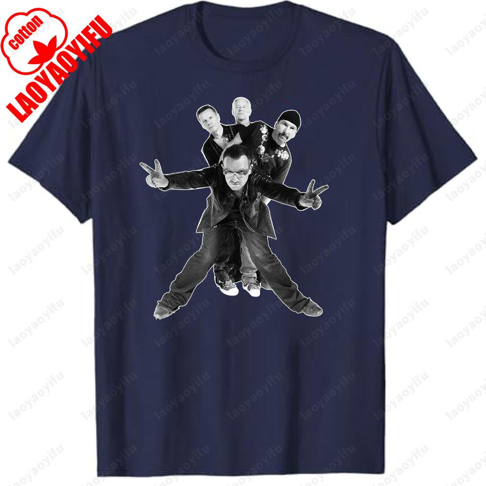 Vintage U2 Rockband Live The Joshua Tree Welttournee 1987 T-Shirt Fan Geschenk Lässiger Stil Ropa Hombre Klassiker Grafik T-Shirts