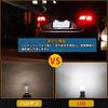 S25 Double Bulb LED White Explosive Light Tail Lamp/Brake Lamp