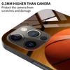 Tempered Glass Phone Case For iPhone 12 11 Pro Max Shell For iPhone Xs Max XR XS 7 8 Plus 11 Pro Basketball Basket