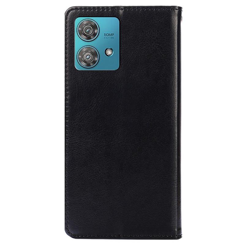 For Motorola Edge 40 Neo 5G Case TPU+PU Leather Wallet Stand Smart Phone Cover