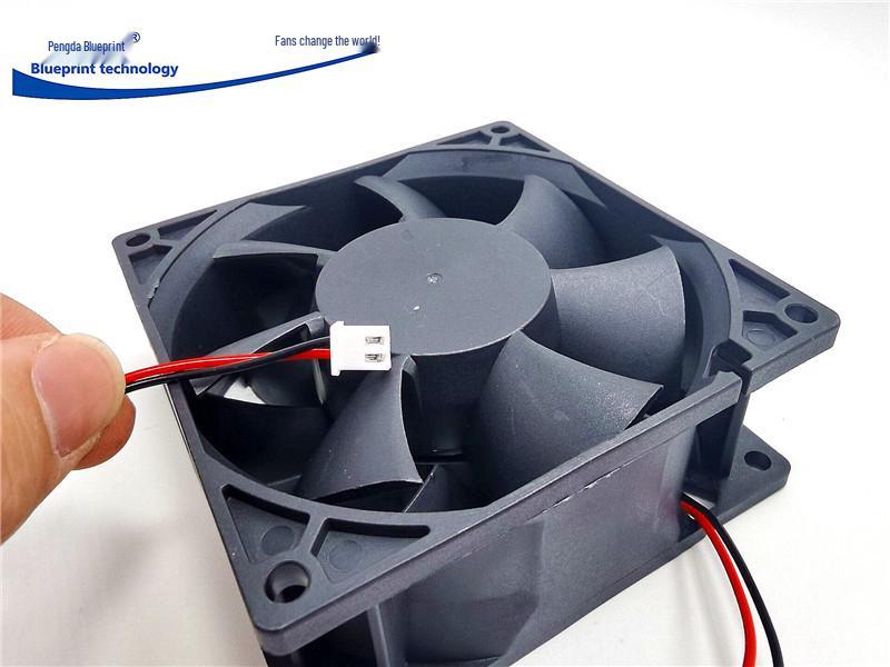 High Airflow 9.2CM Double Ball Bearing Variable Frequency Cooling Fan 24V 0.6A