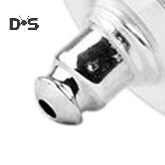 120 ks náušnicových puzet s podložkou Hypoalergenní zarážky na náušnice Akrylové náušnicové puzety Náhrada za ztracené náušnicové puzety Výroba náušnic DIY