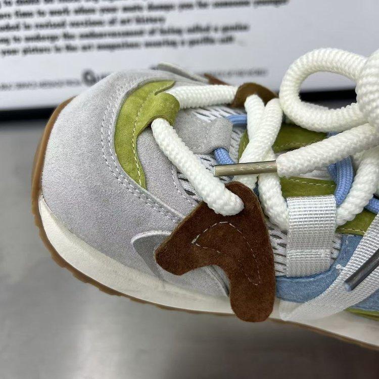 Forrest Gump shoes women's new yellow sports shoes platform versatile comfortable casual color matching sports shoes tide