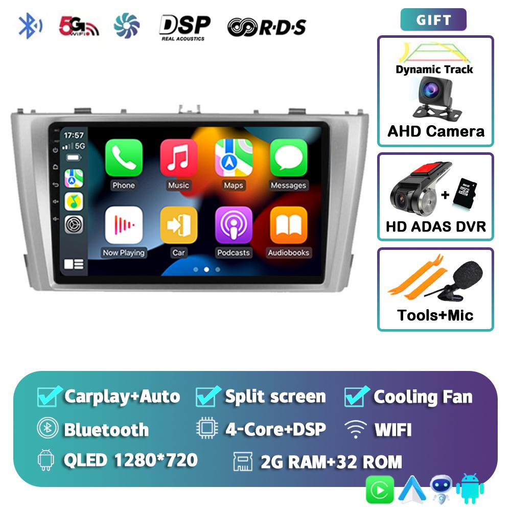 Android 14 Carplay Auto Radio Auto Pentru Toyota Avensis T27 2009 2010 2011 2012-2015 Navigație GPS Player Multimedia DSP Stereo 4G