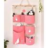 Practical 9 Pockets Wall Hanging Storage Bag Organizer Toys Container Decor Pocket Pouch