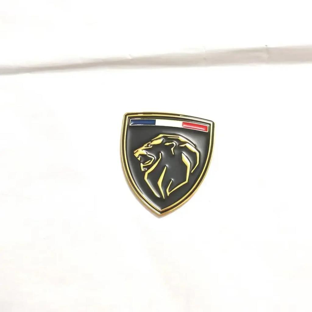 3D Car Metal Badges Stickers for Peugeot Multiple Models Trunk Body Window Side Accessories Compatible with A408 308 3008 Rifter