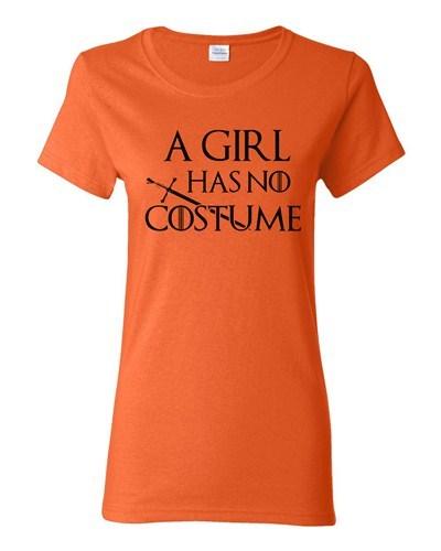 Женская футболка A Girl Has No Costume Смешная Хэллоуин ТВ Пародия DT Футболка Унисекс S