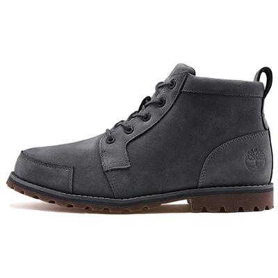 Stivali Chukka da Uomo Earthkeepers in Pelle, Calzata Larga, Nubuck Scuro Grigio-Marrone A41CPW